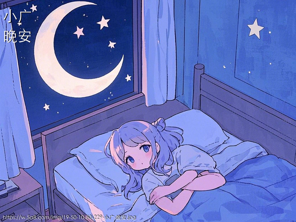 小广晚安搞笑图片