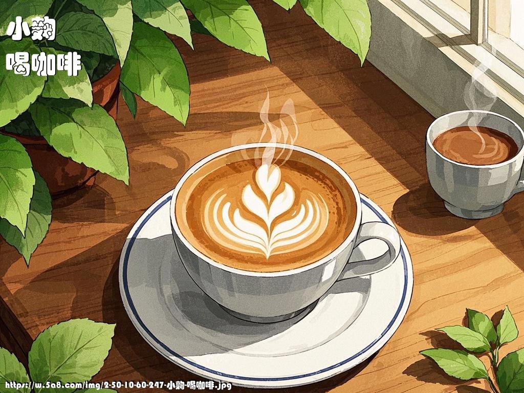 小麴喝咖啡搞笑图片