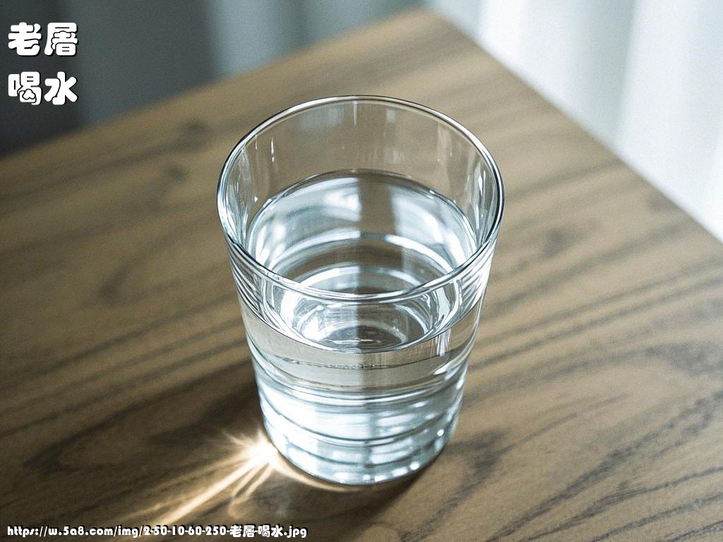 老屠喝水搞笑图片