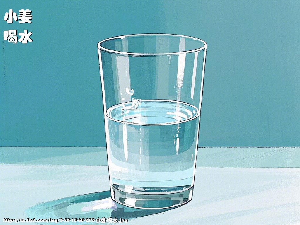 小姜喝水搞笑图片