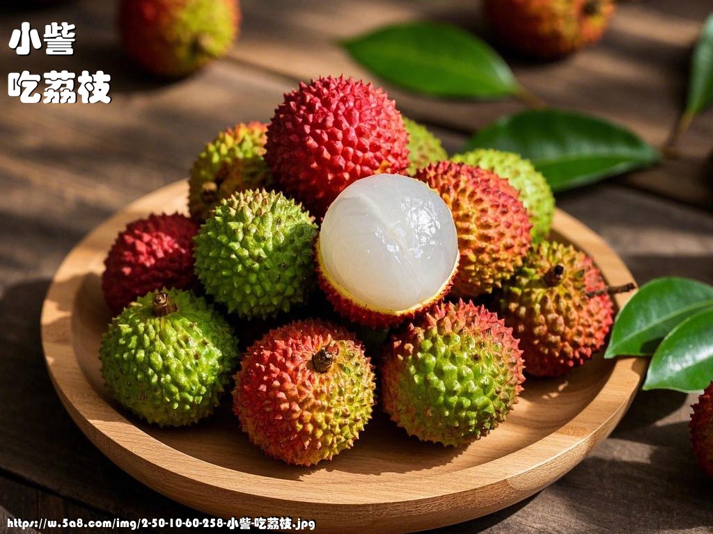 小訾吃荔枝搞笑图片