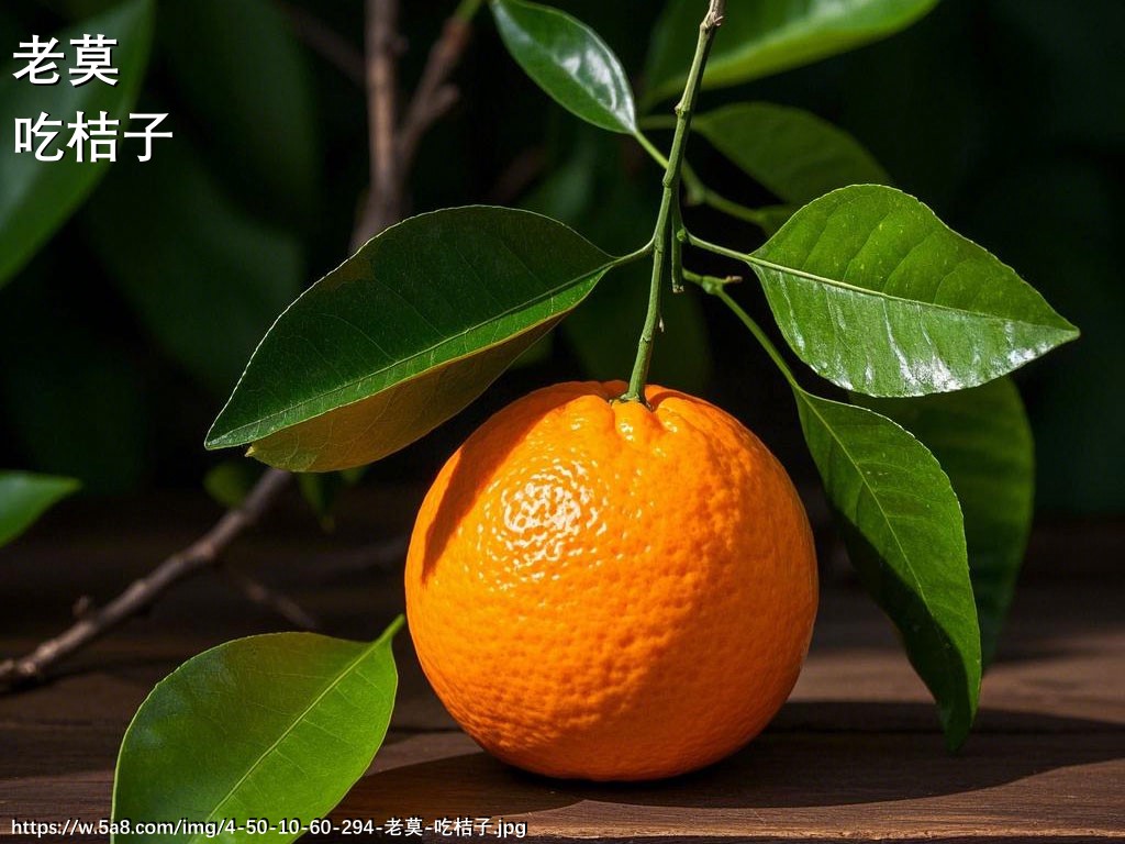 老莫吃桔子搞笑图片