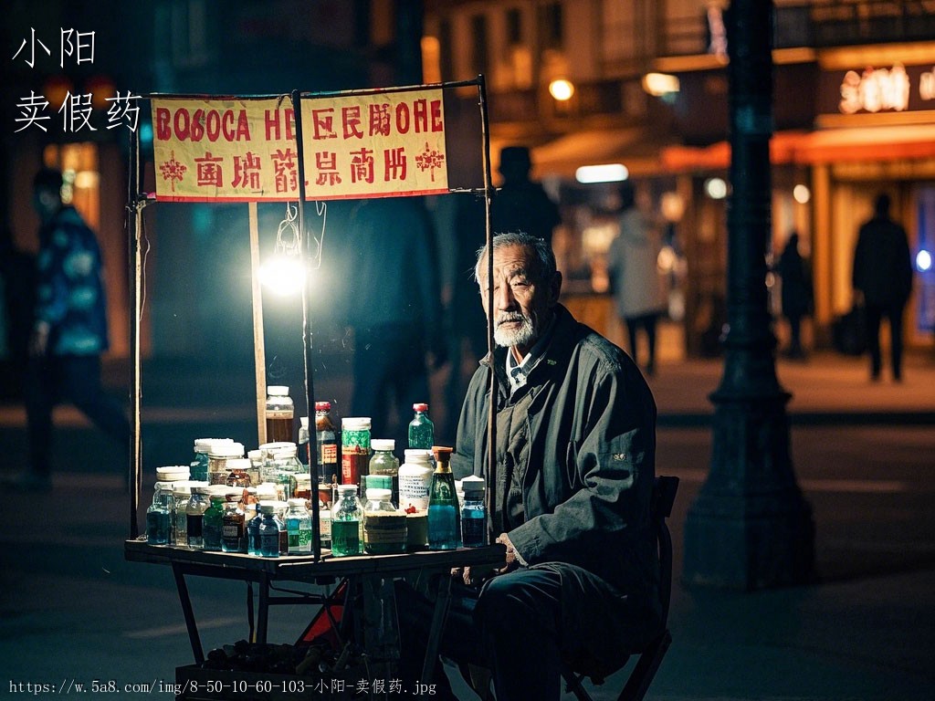 小阳卖假药搞笑图片